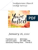 Jubilee 1 UCCP Liturgy 2021 .